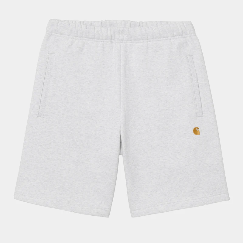 Carhartt WIP Heren Chase Sweat Short - Ash Heather
