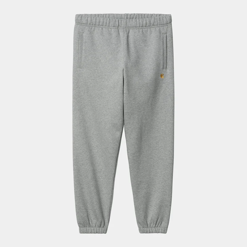 Carhartt WIP Chase sweatbroek voor heren - grijs gemêleerd