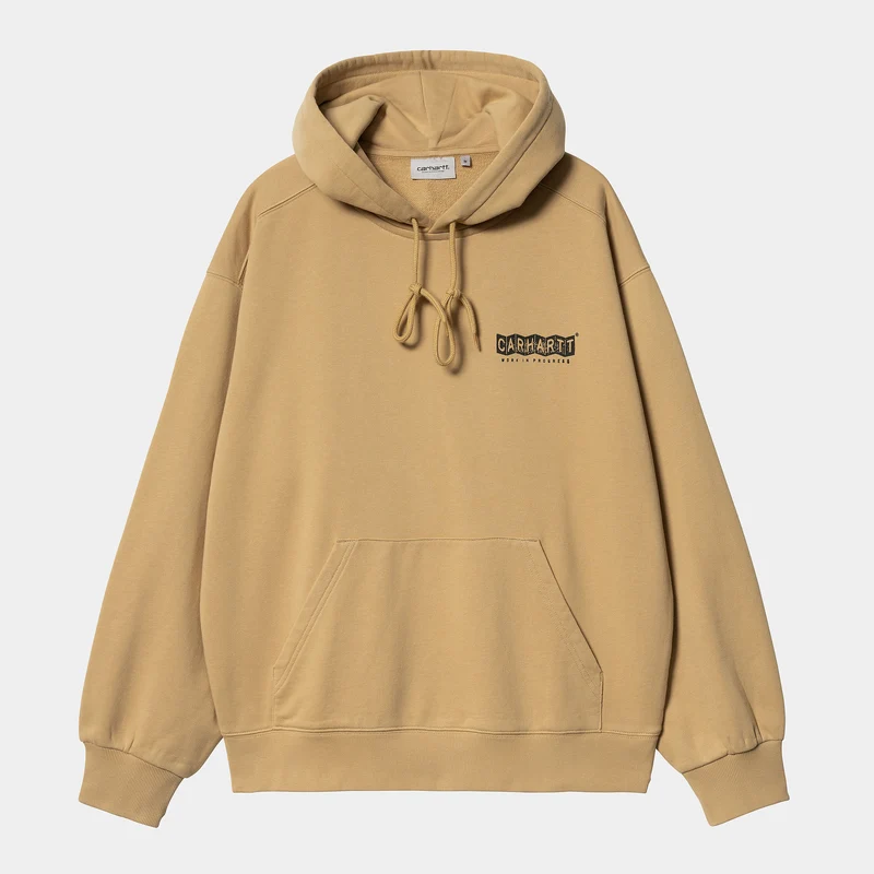 Carhartt WIP Heren Stamp Hoodie - Bourbon
