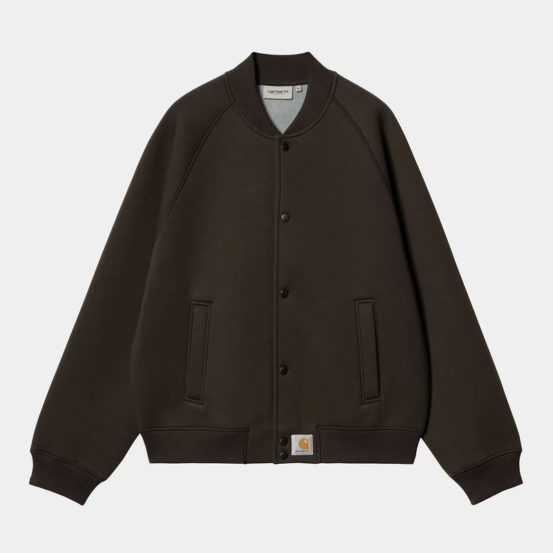 Carhartt WIP Heren Car-Lux Bomber Liner - Tabak / Grijs