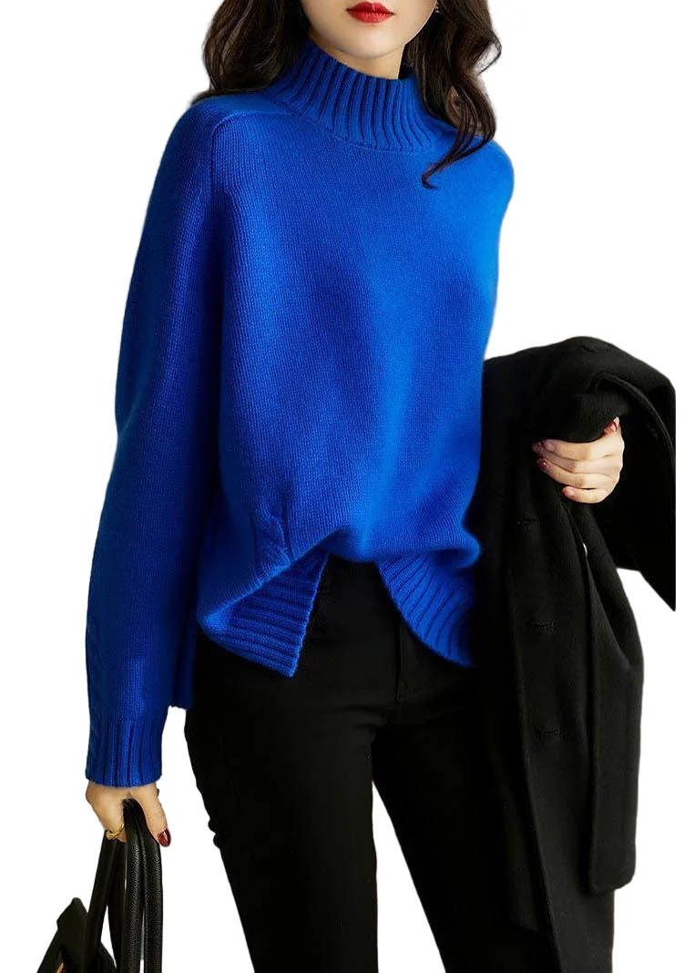 Dames Vintage Gebreide Stijl Trui met Open Zijkanten
