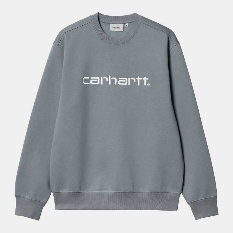 Carhartt WIP HEREN Carhartt WIP Sweattop - Duifgrijs / Wax