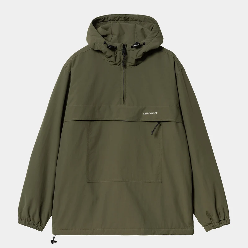 Carhartt WIP Heren Windjack Pullover Winterjas - Kantoorgroen