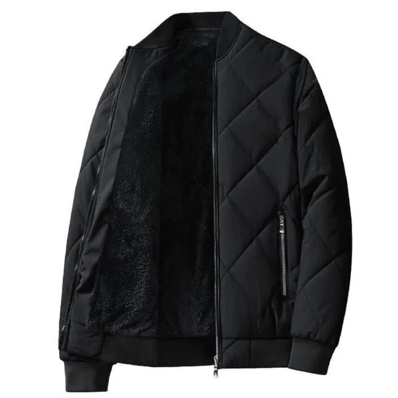 Heren Casual Warm Jacket Met Relaxed Fit