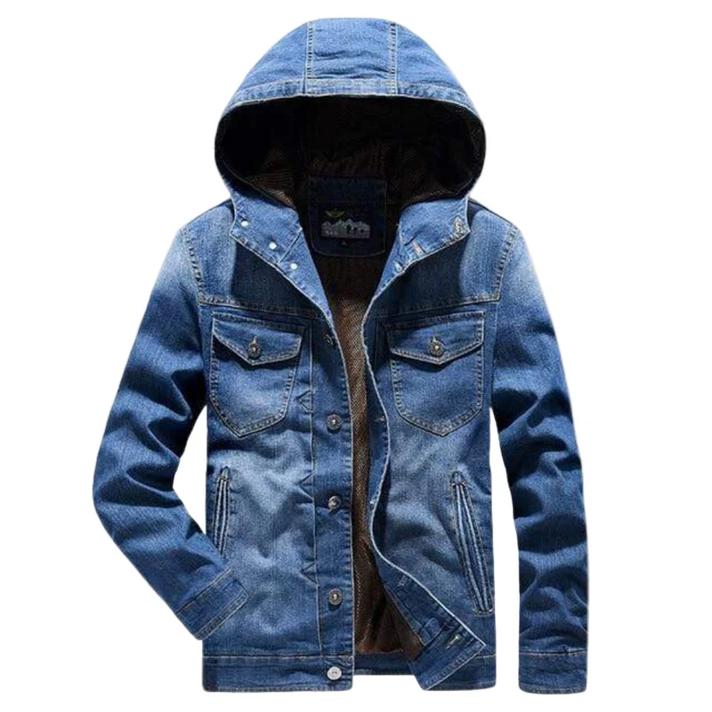 Heren Denim Jas Casual Stijl