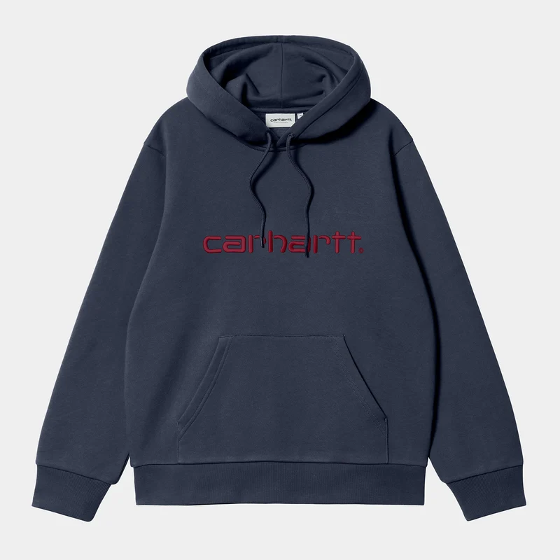 Carhartt WIP HEREN Carhartt Hoodie - Luchtmacht Blauw / Malbec