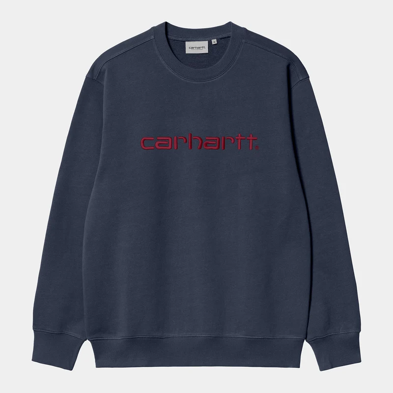 Carhartt WIP HEREN Carhartt WIP Sweattop - Luchtmacht Blauw / Malbec