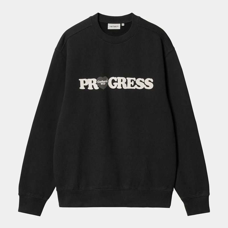 Carhartt WIP Heren I Heart Progress Sweat Top - Zwart