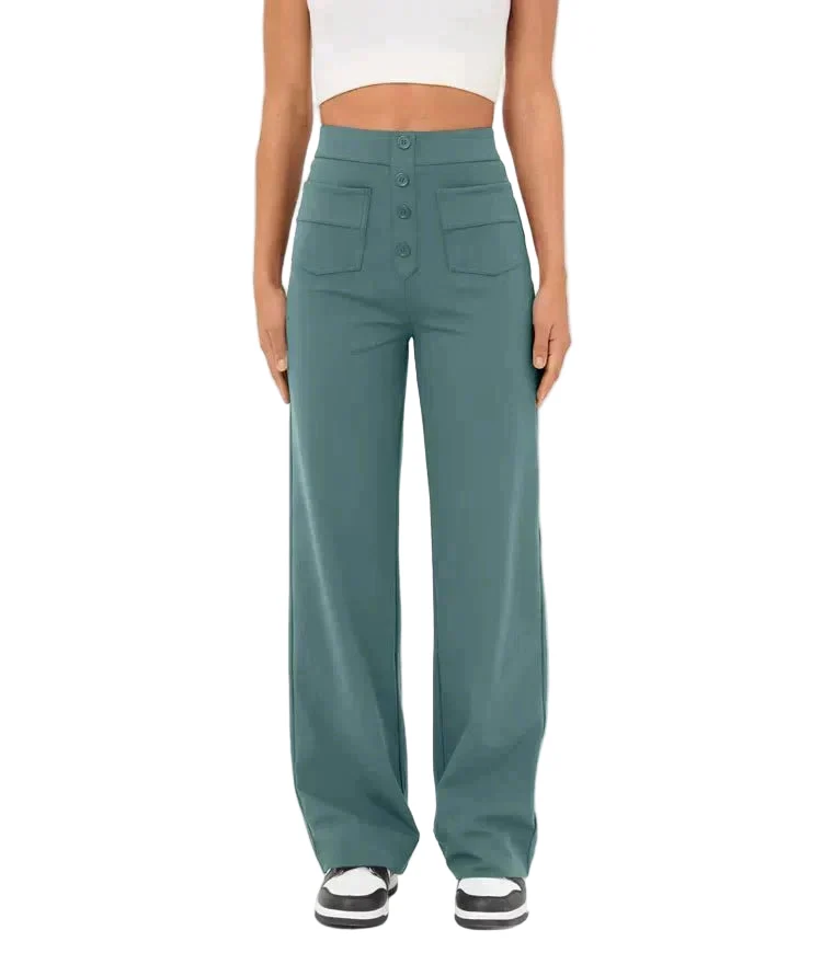 Dames Hoge Taille Broek Comfortabel en Stijlvol