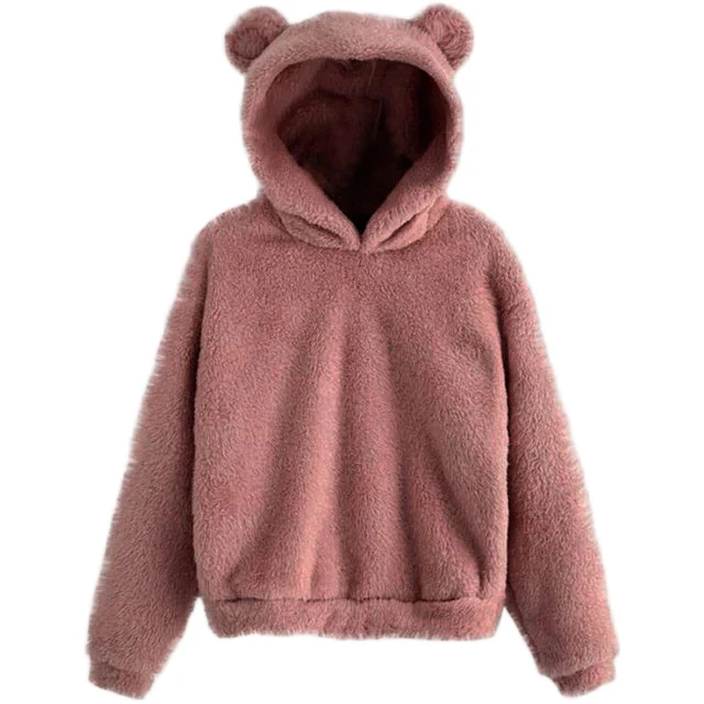 Dames Hoodie met Kap en Speelse Oren