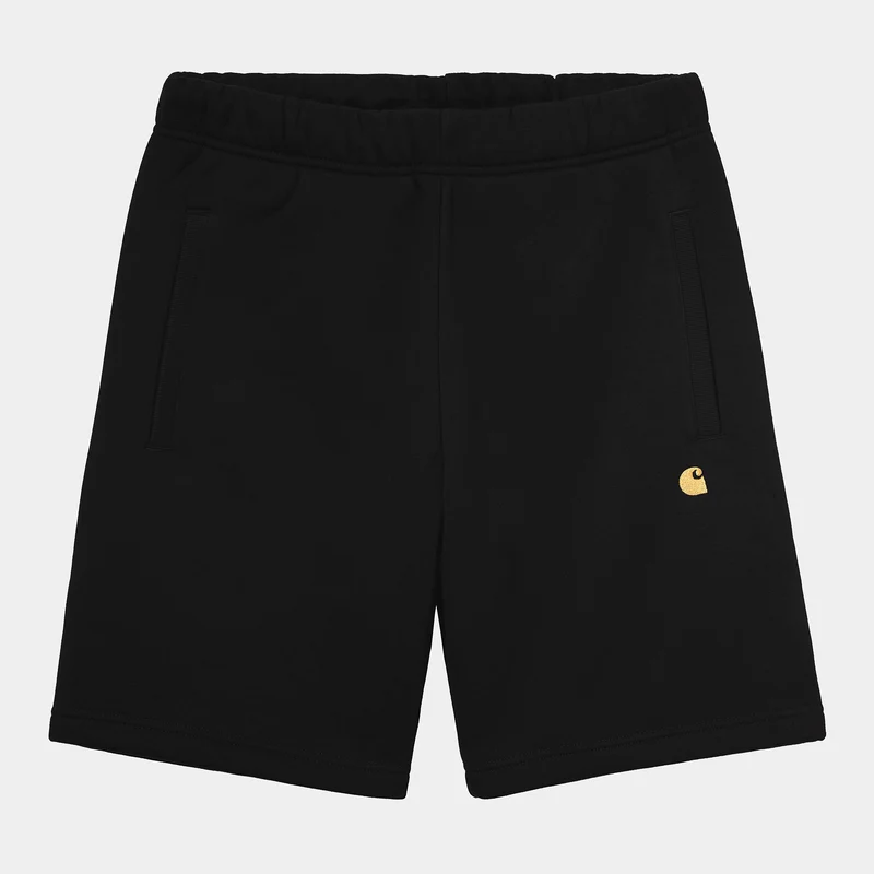 Carhartt WIP Heren Chase Sweat Short - Zwart