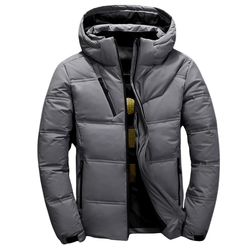 Heren Winterjacke Met Capuchon Casual Moderne Stijl