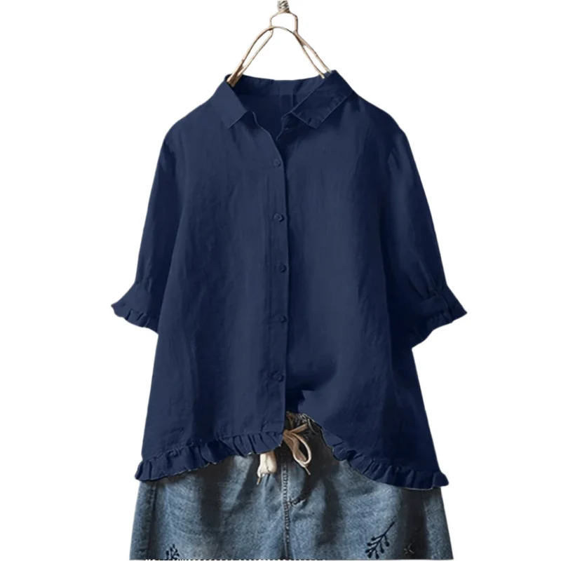 Dames Blouse Moderne Stijl Ademend Materiaal