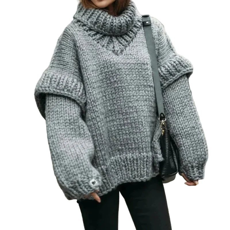 Dames Turtleneck Trui Oversized