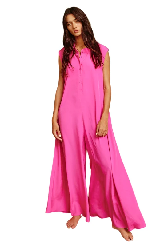 Dames Jumpsuit Met Wijde Pijpen