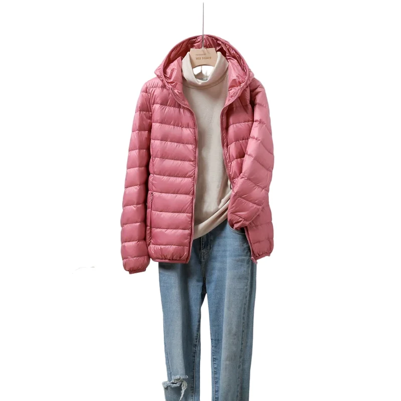 Dames Puffer Jacket Regular Fit Ultralicht Gevoerd