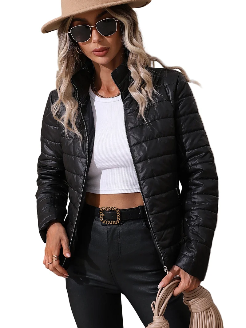 Dames Gequilt Jacket Met Gestroomlijnde Pasvorm