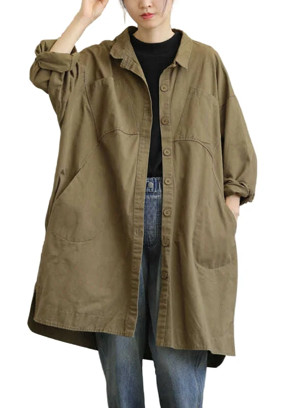 Dames Casual Jack met Peter Pan-kraag en Zakken