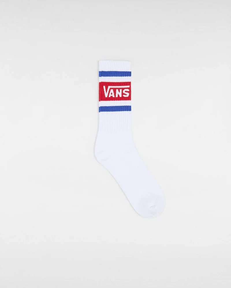 VANS Drop V Crew-sokken voor heren (1 paar) - Wit / Blauw