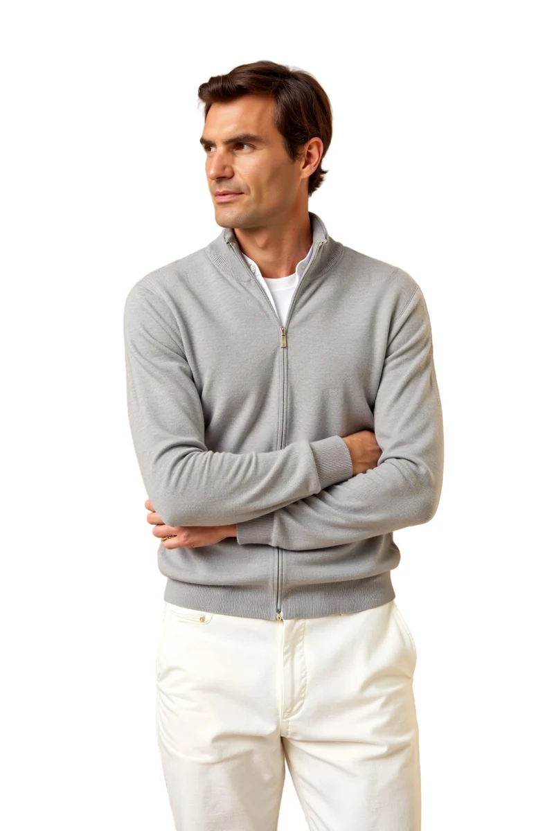 Heren Cardigan Slank Fit Stijlvol