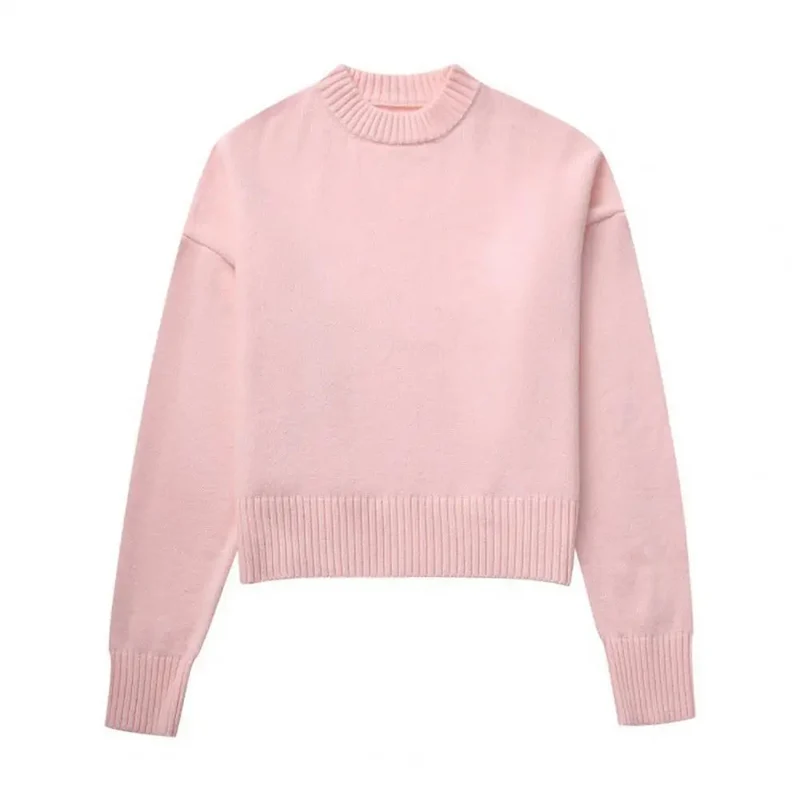 Dames Pullover Ribgebreid Casual