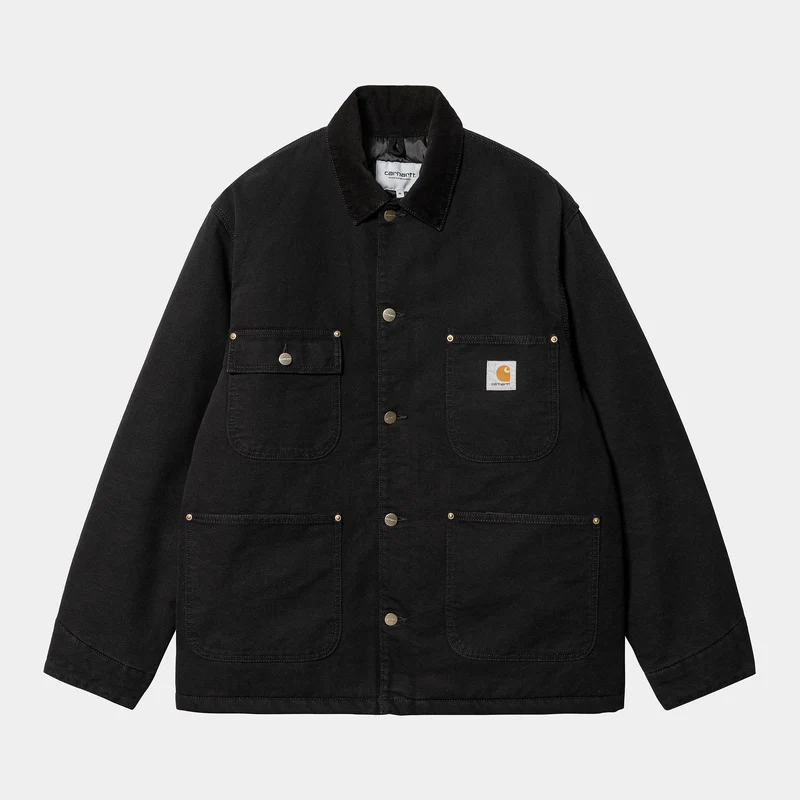 Carhartt WIP Heren OG Chore Aged Canvas Jack - Zwart / Zwart