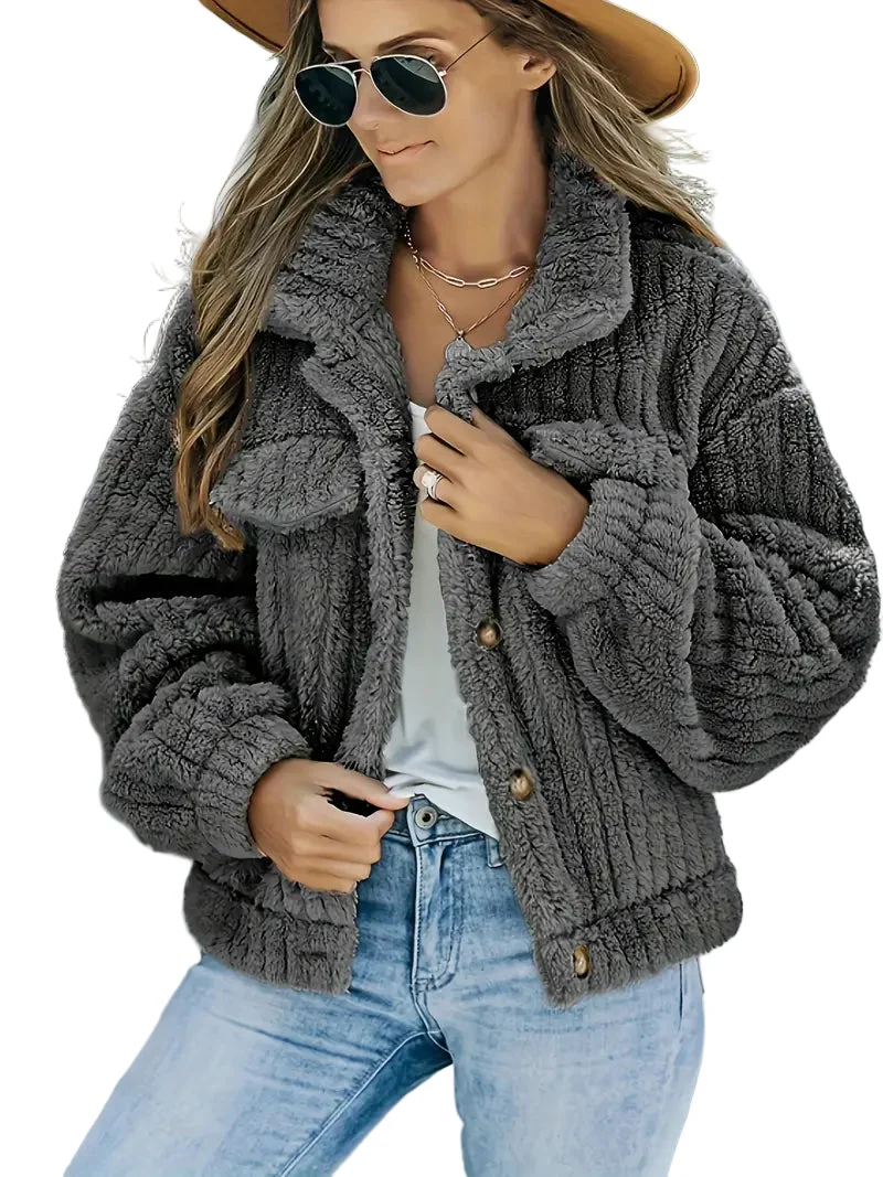 Dames Trucker Jas Teddy Stijl
