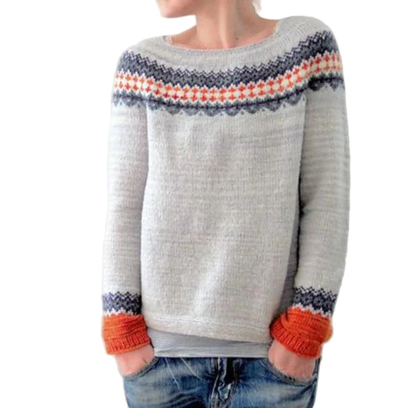 Dames Trui Ronde Hals Casual Comfortabel