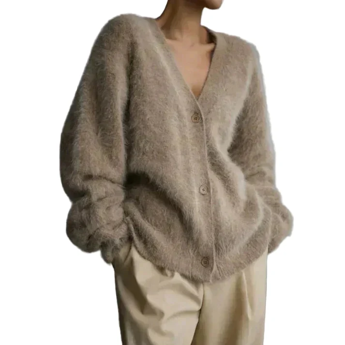 Dames Zachte Vest Met Knopen Voor Herfst En Winter