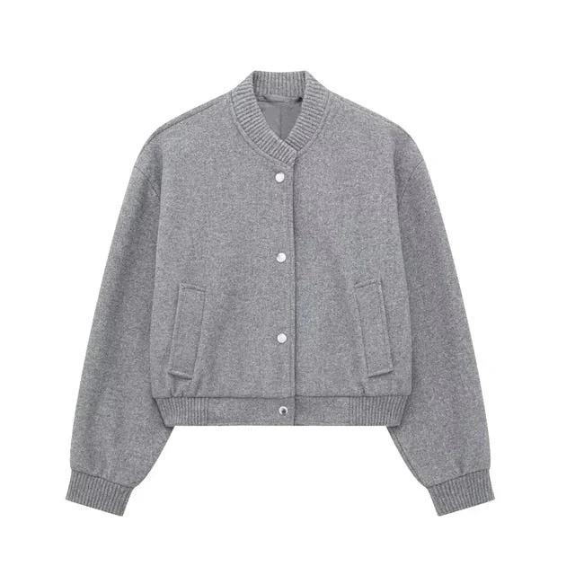 Dames Korte Bomberjack Trendy