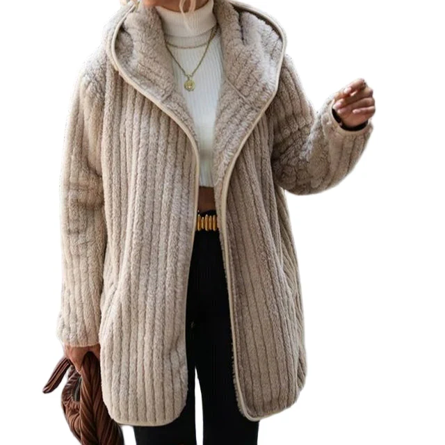 Casual hoodie voor dames met capuchon en zakken