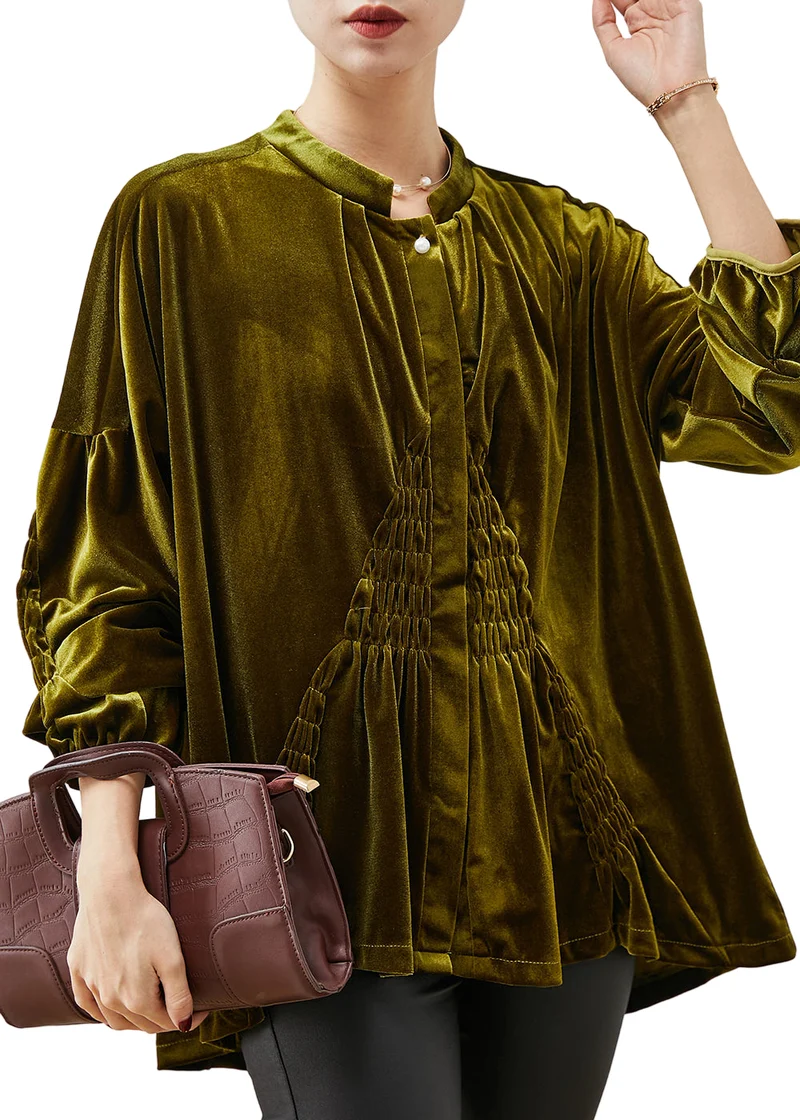 Dames Oversized Shirt Gerimpeld