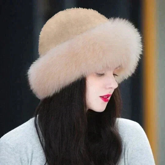 Dames Wintermuts in Imitatie Bont