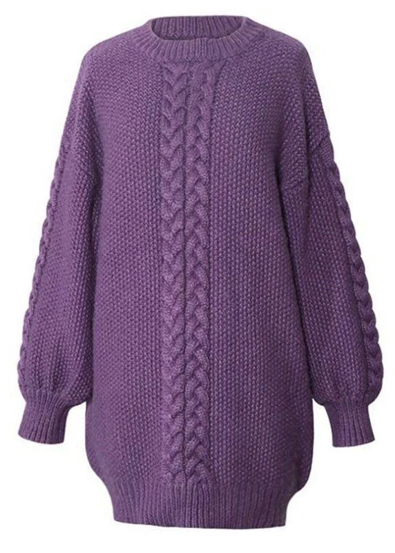 Dames Trui-Jurk Gebreid