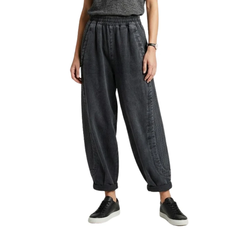 Dames Harem Broek met Patchwork en Zakken