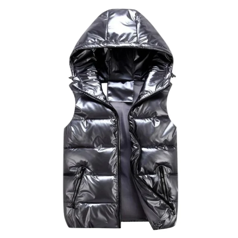 Heren Geïsoleerd Vest met Capuchon Casual Stijl