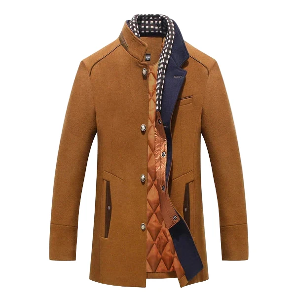 Heren Winter Mantel Klassiek