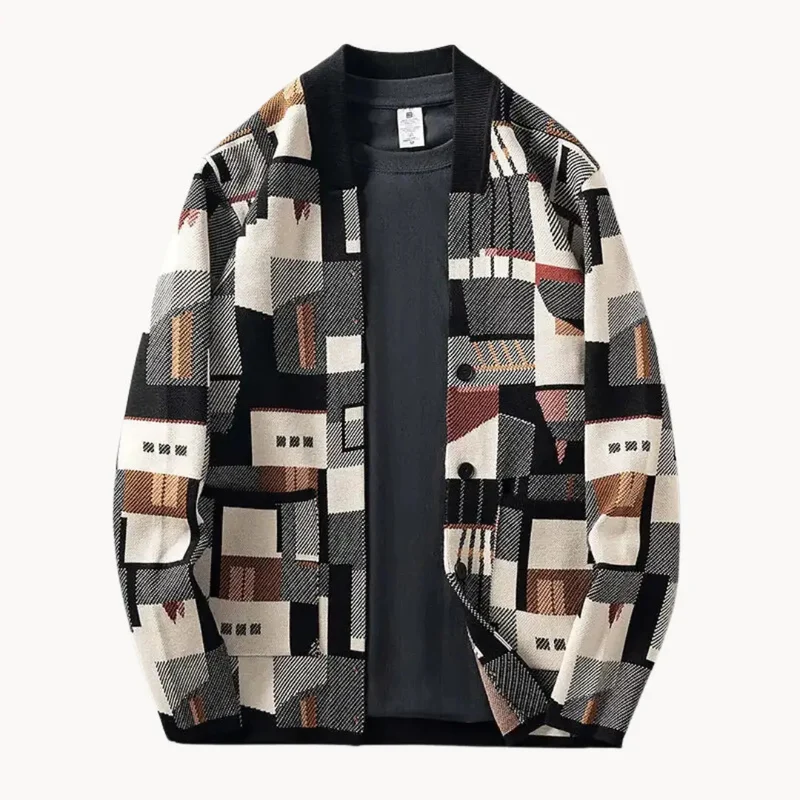 Dames Vest Abstract Patroon Taps Toelopend Stylish