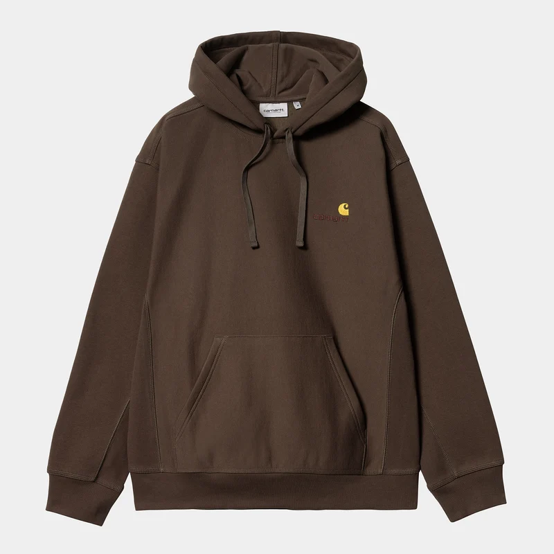 Carhartt WIP HEREN American Script Sweatshirt met capuchon - Buckeye