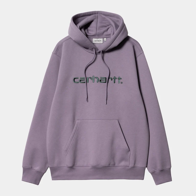 Carhartt WIP HEREN Carhartt WIP Sweathoodie - Glazig paars