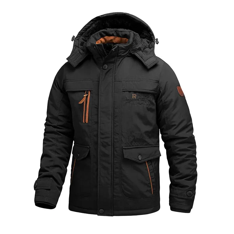 Heren Tactische Winterjas Waterdicht