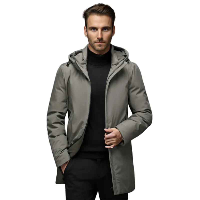 Heren Winterparka Modern Design