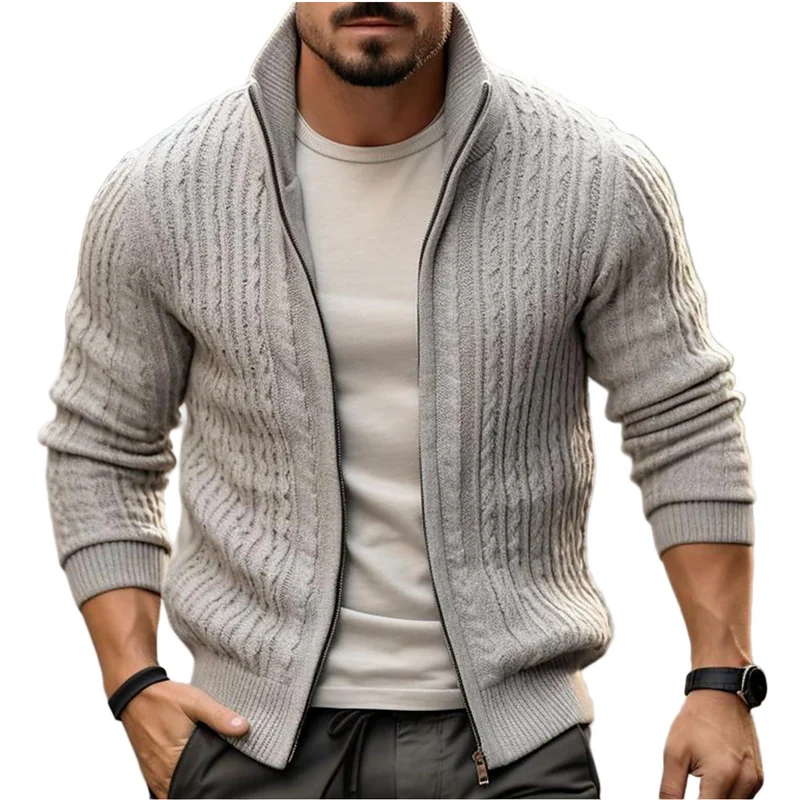 Heren Vest Met Rits Modern Slanke Pasvorm