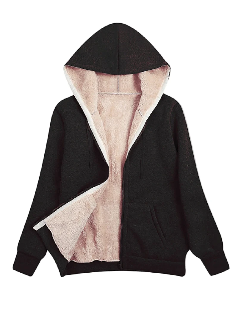 Dames Fleecejack met Capuchon
