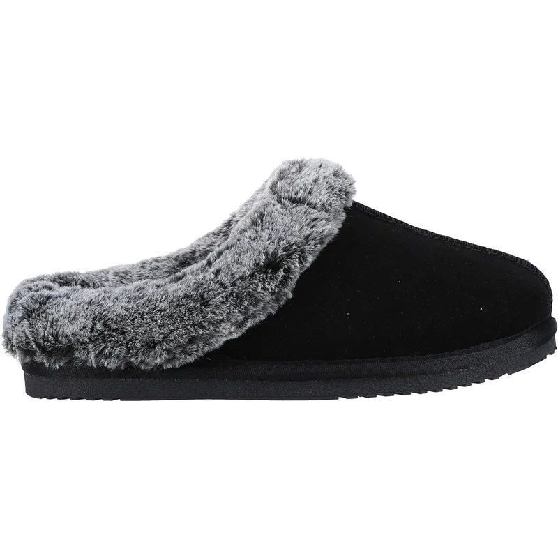 Hush Puppies Amara-slipper voor dames - zwart