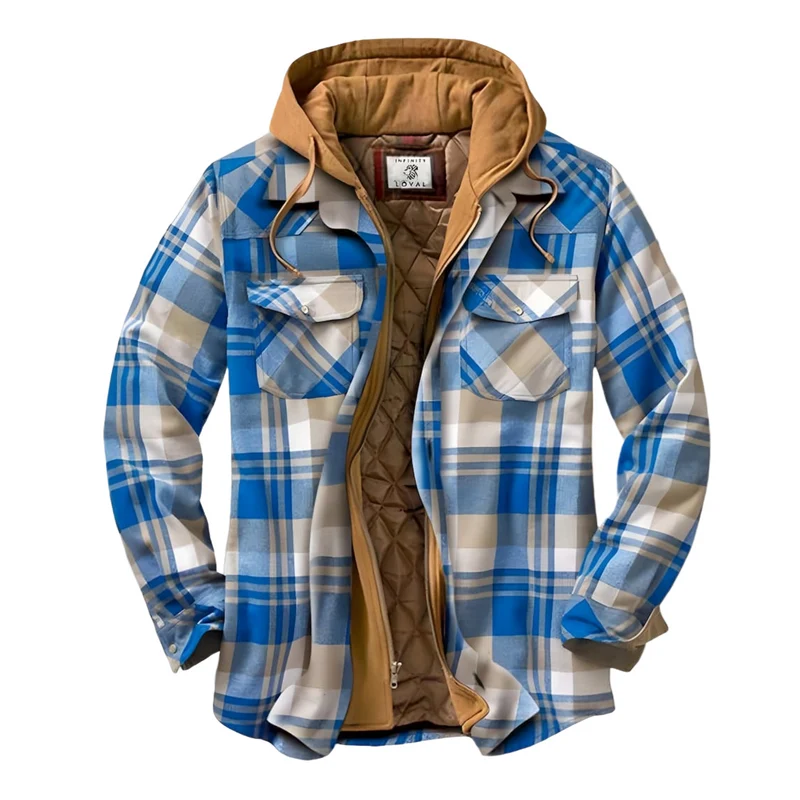 Heren Casual Geruite Jas