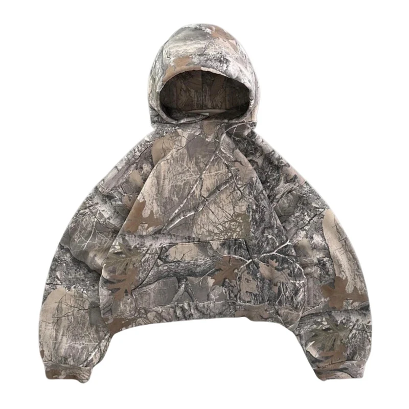 Heren Hoodie Camouflage Oversized Casual