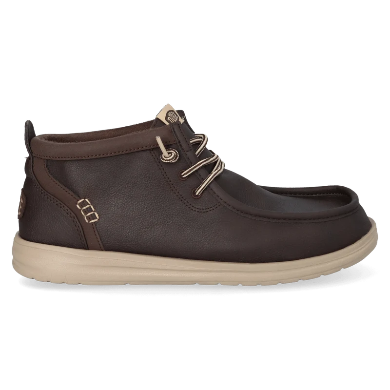Wally Mid GripR Classic Heren Instappers Mole Brown