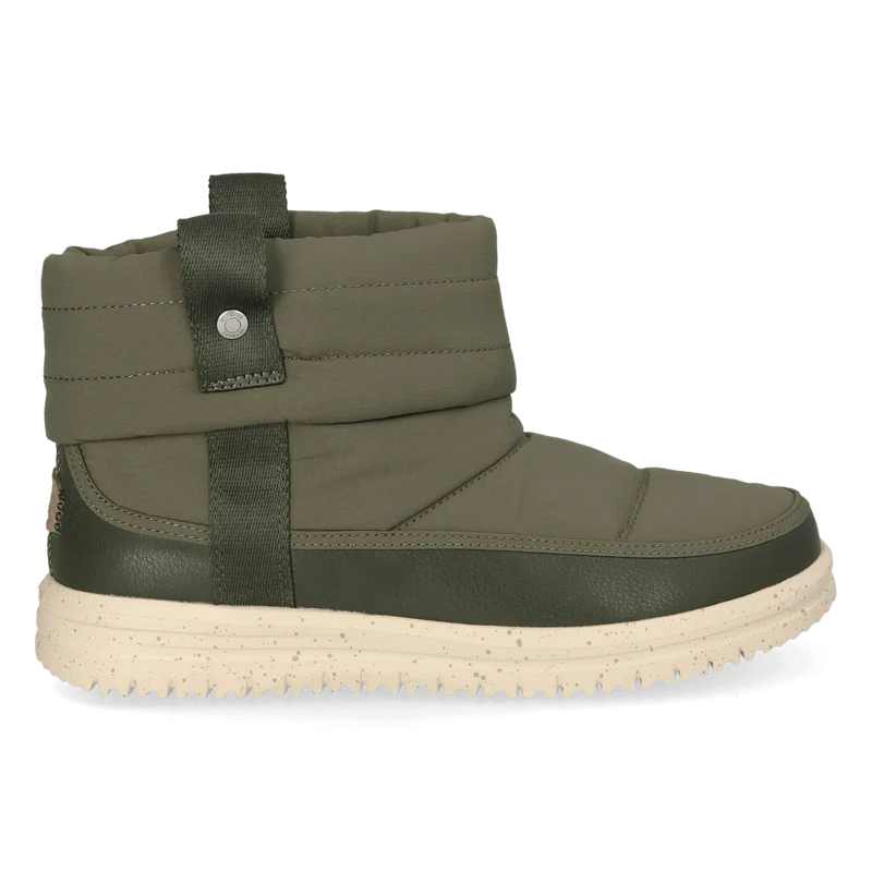 Camden Cuff Nylon Quilt Dames Boots Dark Olive