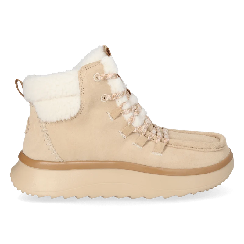 Wendy Peak Apres Suede CozStit Dames Boots Tan